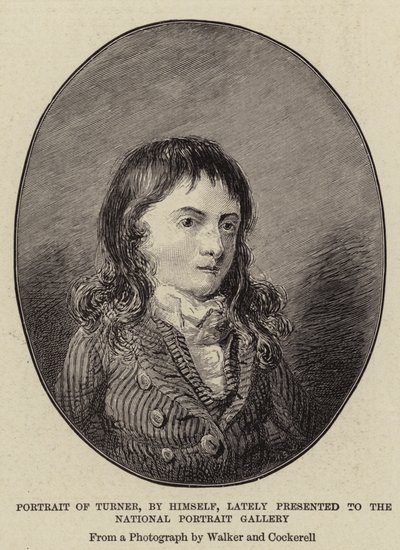 Turner portréja a közelmúltban bemutatta a Nemzeti Arcképcsarnoknak alkotó: Joseph Mallord William Turner