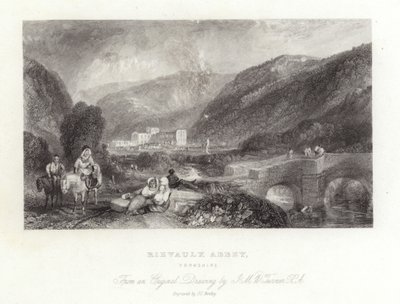 Rievaulx apátság Yorkshire-ben alkotó: Joseph Mallord William Turner