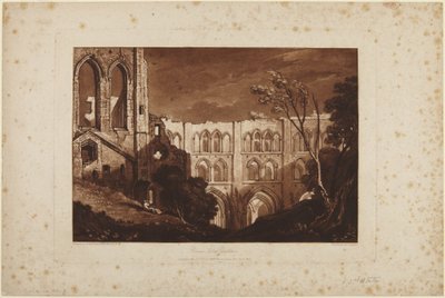 Rievaulx apátság, Yorkshire alkotó: Joseph Mallord William Turner