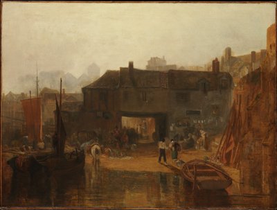Saltash a vízi komppal, Cornwall alkotó: Joseph Mallord William Turner