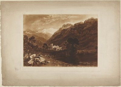 Jelenet az Alpokban alkotó: Joseph Mallord William Turner