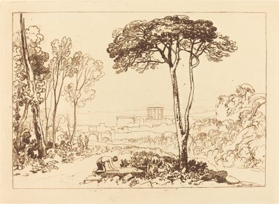 Jelenet a Campagna-ban alkotó: Joseph Mallord William Turner