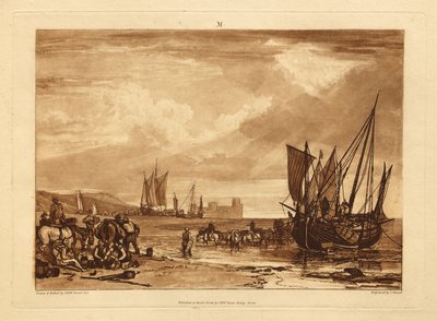 Jelenet a francia tengerparton alkotó: Joseph Mallord William Turner
