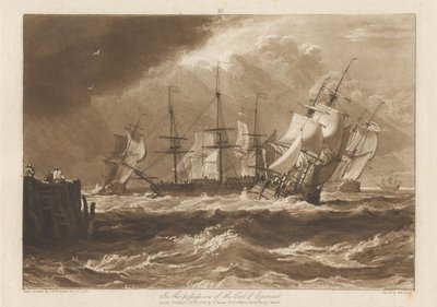 Hajók szellőben alkotó: Joseph Mallord William Turner