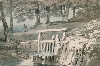 Zsilipkapu, Netley Abbey, Hampshire alkotó: Joseph Mallord William Turner