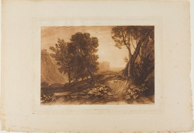 Magány, 53. tábla a Tanulmányok Könyvéből alkotó: Joseph Mallord William Turner