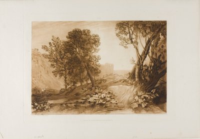 Magány, 53. tábla a Tanulmányok Könyvéből alkotó: Joseph Mallord William Turner
