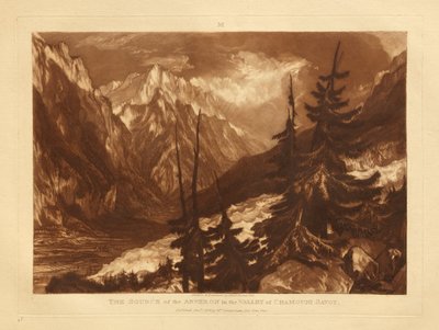 Az Arveron forrása alkotó: Joseph Mallord William Turner