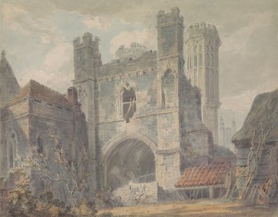 Szent Ágoston kapuja, Canterbury alkotó: Joseph Mallord William Turner