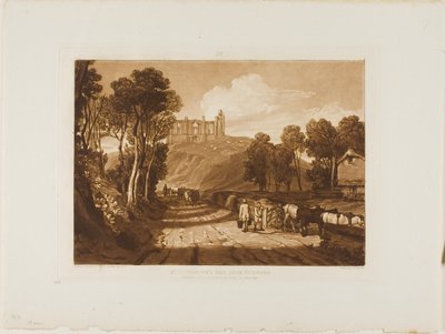 Szent Katalin-hegy Guilford közelében, 33. tábla a Liber Studiorumból alkotó: Joseph Mallord William Turner