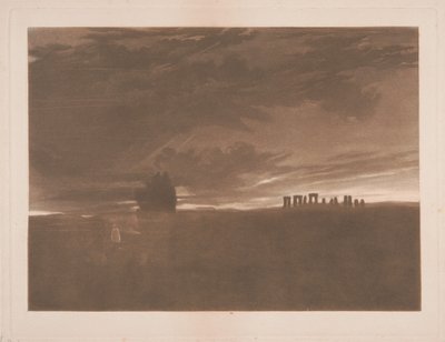 Stonehenge hajnalban alkotó: Joseph Mallord William Turner