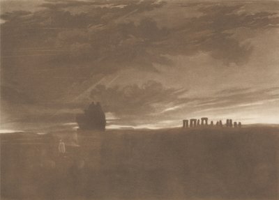 Stonehenge hajnalban alkotó: Joseph Mallord William Turner