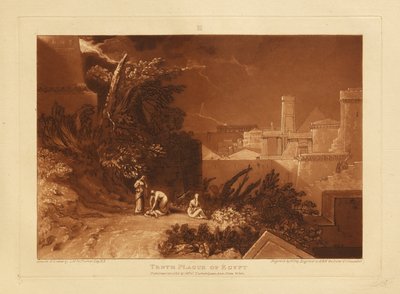 Egyiptom tizedik csapása alkotó: Joseph Mallord William Turner