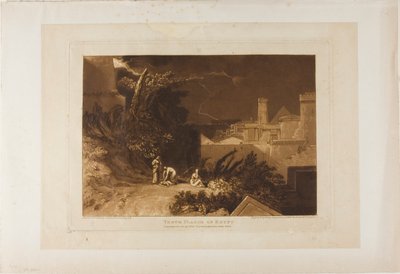 Tizedik egyiptomi pestis, 61. lemez a Liber Studiorumtól alkotó: Joseph Mallord William Turner