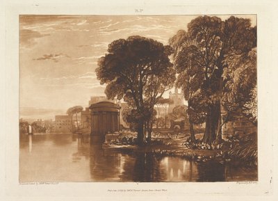 The Alcove, Isleworth Liber Studiorum, XIII. rész, 63. tábla, 1819. január 1. alkotó: Joseph Mallord William Turner