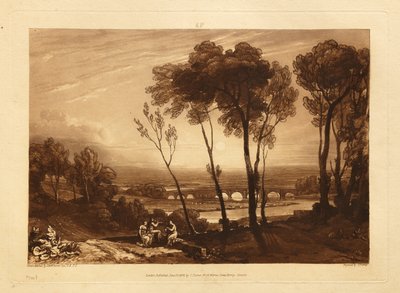 A híd a középtávolban alkotó: Joseph Mallord William Turner