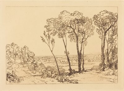 A híd középtávolságban alkotó: Joseph Mallord William Turner