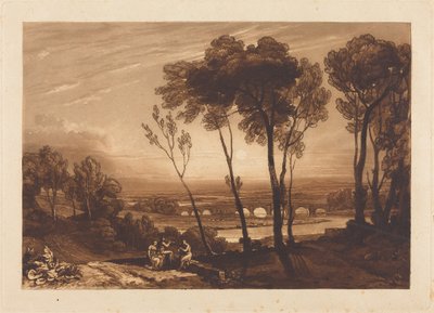 A híd a középtávolban alkotó: Joseph Mallord William Turner
