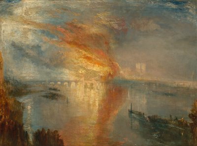 A Lordok és alsóházak felgyújtása, 1834. október 16 alkotó: Joseph Mallord William Turner
