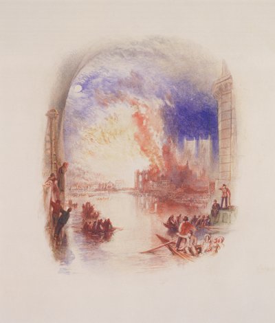 A Parlament felgyújtása alkotó: Joseph Mallord William Turner