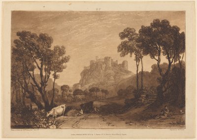 A kastély a rétek fölött alkotó: Joseph Mallord William Turner