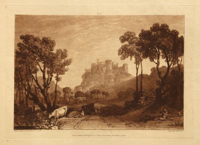 A kastély a rétek fölött alkotó: Joseph Mallord William Turner