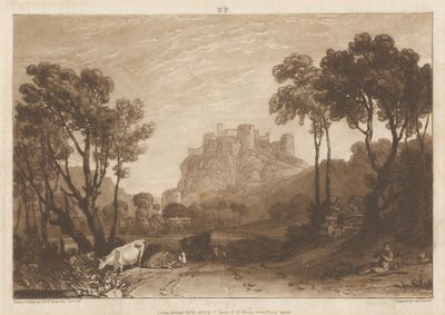 A kastély a rétek fölött alkotó: Joseph Mallord William Turner