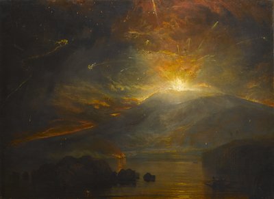 A Soufriere-hegység kitörése St. Vincent szigetén, 1812. április 30., 1815. alkotó: Joseph Mallord William Turner