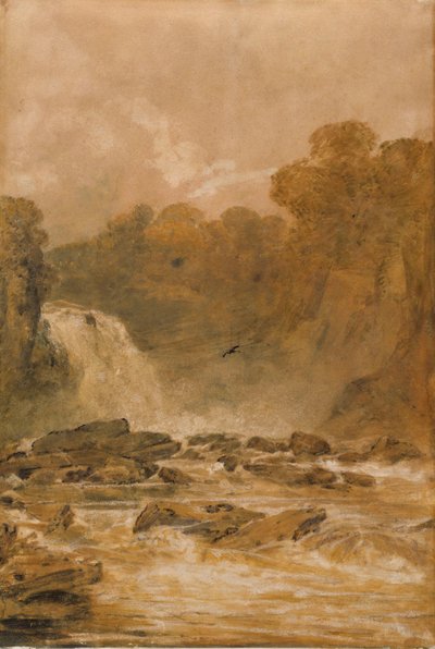 A Clyde vízesése alkotó: Joseph Mallord William Turner