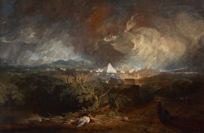 Egyiptom ötödik csapása alkotó: Joseph Mallord William Turner