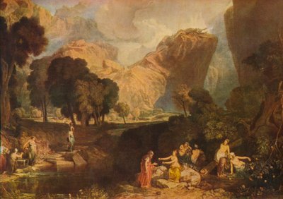A viszály istennője a viszály almáját választva a Hesperidák kertjében, 1806, 19 alkotó: Joseph Mallord William Turner