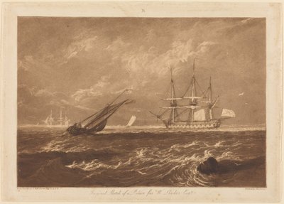 A Leader tengeri kép alkotó: Joseph Mallord William Turner