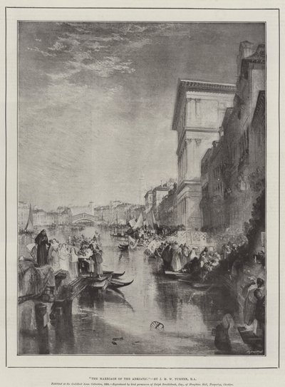 Az Adria házassága alkotó: Joseph Mallord William Turner