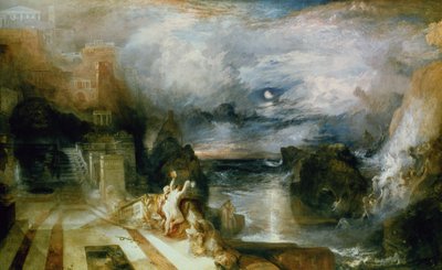 Hős és Leander elválása alkotó: Joseph Mallord William Turner
