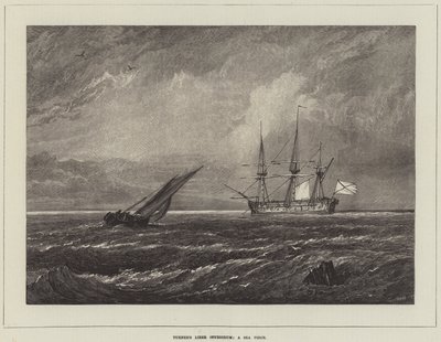 Turner Liber Studiorum, egy tengeri darab alkotó: Joseph Mallord William Turner