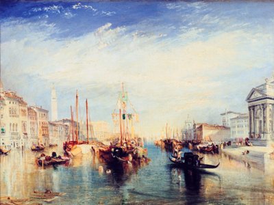 Velence, a Madonna della Salute tornácáról, 1835 alkotó: Joseph Mallord William Turner