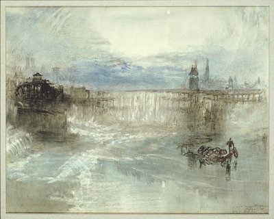 Luzern látképe, 1840-41 alkotó: Joseph Mallord William Turner