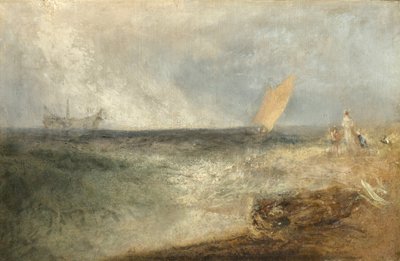 Kilátás Margate-re, Este, 1840 körül alkotó: Joseph Mallord William Turner