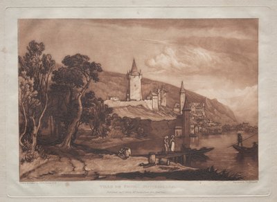 Thun városa alkotó: Joseph Mallord William Turner