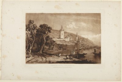 Thun városa, Svájc alkotó: Joseph Mallord William Turner