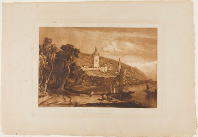 Ville de Thun, 59. tábla a Tanulmányok Könyvéből alkotó: Joseph Mallord William Turner