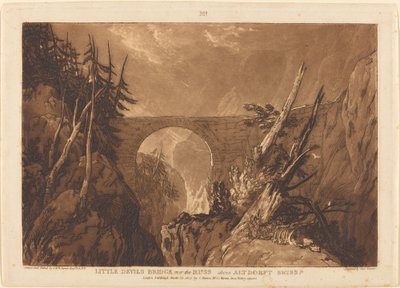 Kis Ördög hídja alkotó: Joseph Mallord William Turner and Charles Turner