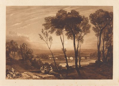 A híd Középtávon alkotó: Joseph Mallord William Turner and Charles Turner