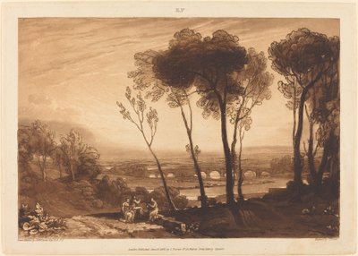 A híd Középtávon alkotó: Joseph Mallord William Turner and Charles Turner