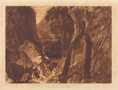 Malom a Grand Chartreuse közelében alkotó: Joseph Mallord William Turner and Henry Edward Dawe