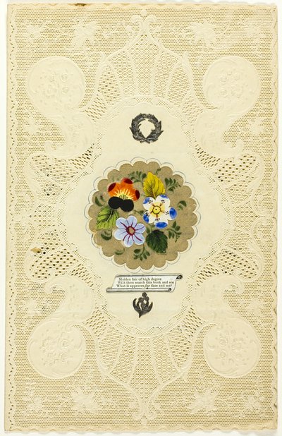 Magas fokú leányvásár (valentin) alkotó: Joseph Mansell