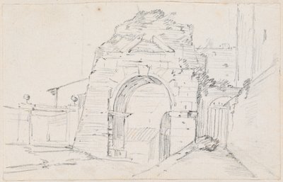 Drusus boltíve az Appian Way közelében alkotó: Joseph Marie Vien