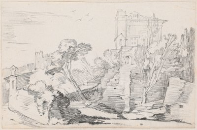 Farnese kaszinó a Palatinus-dombon, Róma alkotó: Joseph Marie Vien