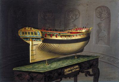 HMS Ambuscade, 1775 alkotó: Joseph Marshall