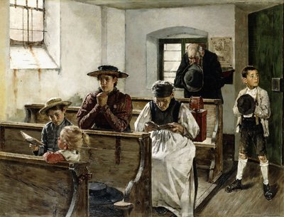 Egy család imában alkotó: Joseph Molitor Von Muhlfeld